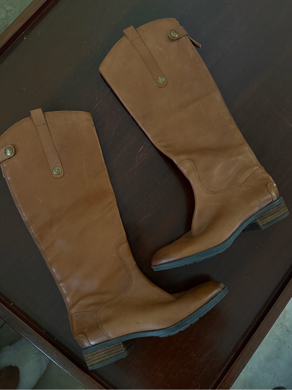 Sam Edelman Brown Leather Boots